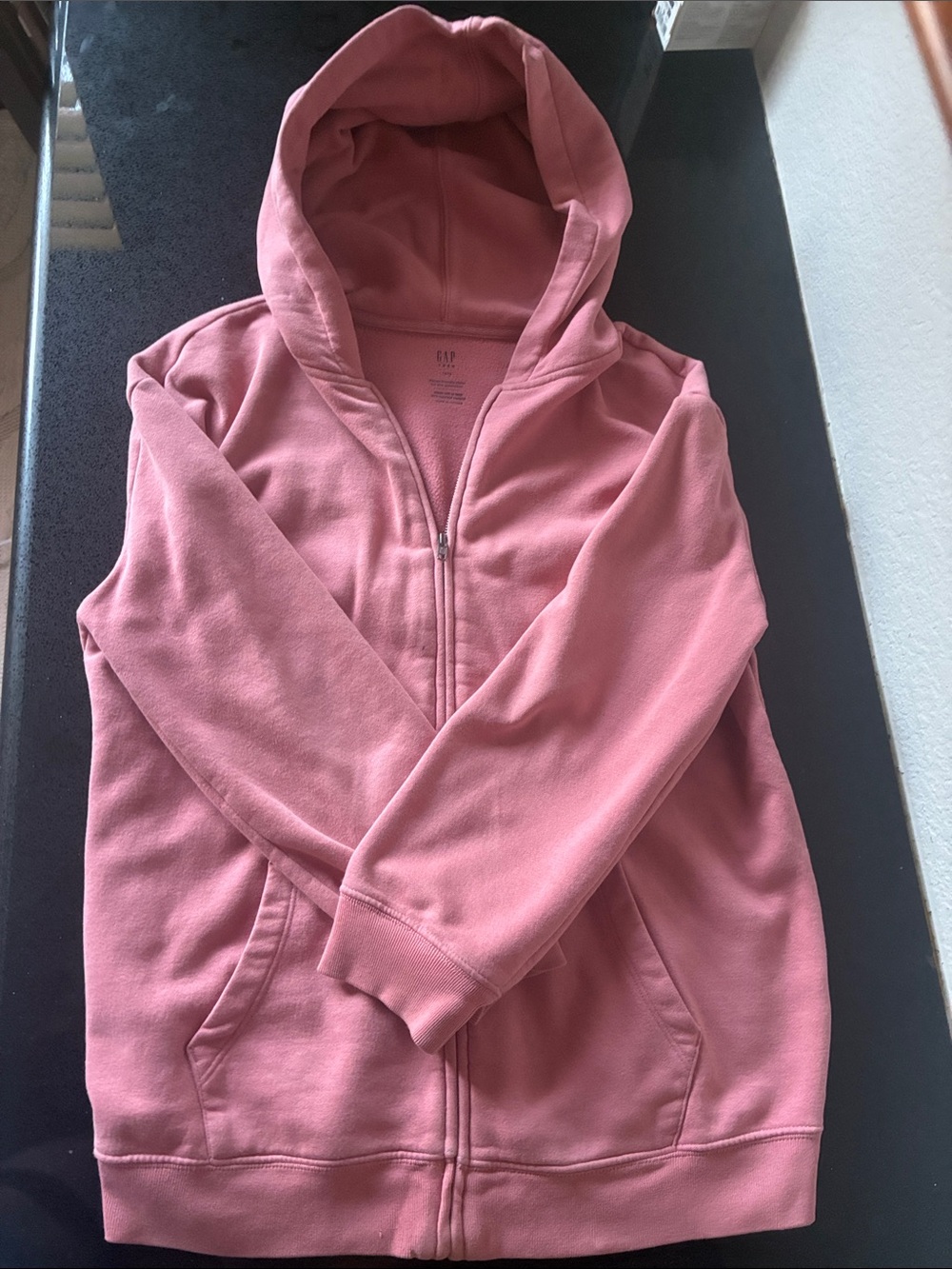 GAP Dusty Rose Zip-Up Hoodie